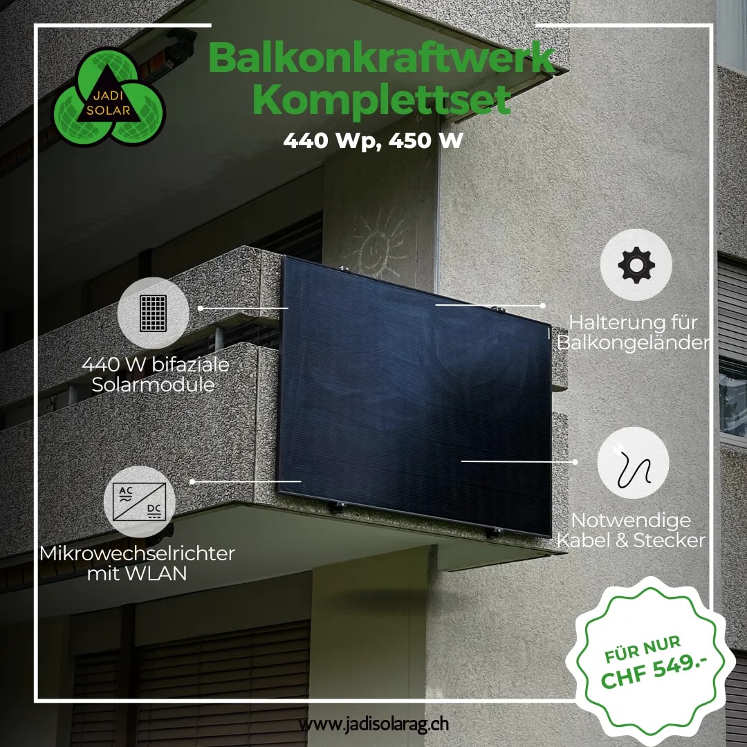 Solarpanel für Balkon - Jetzt online bestellen!