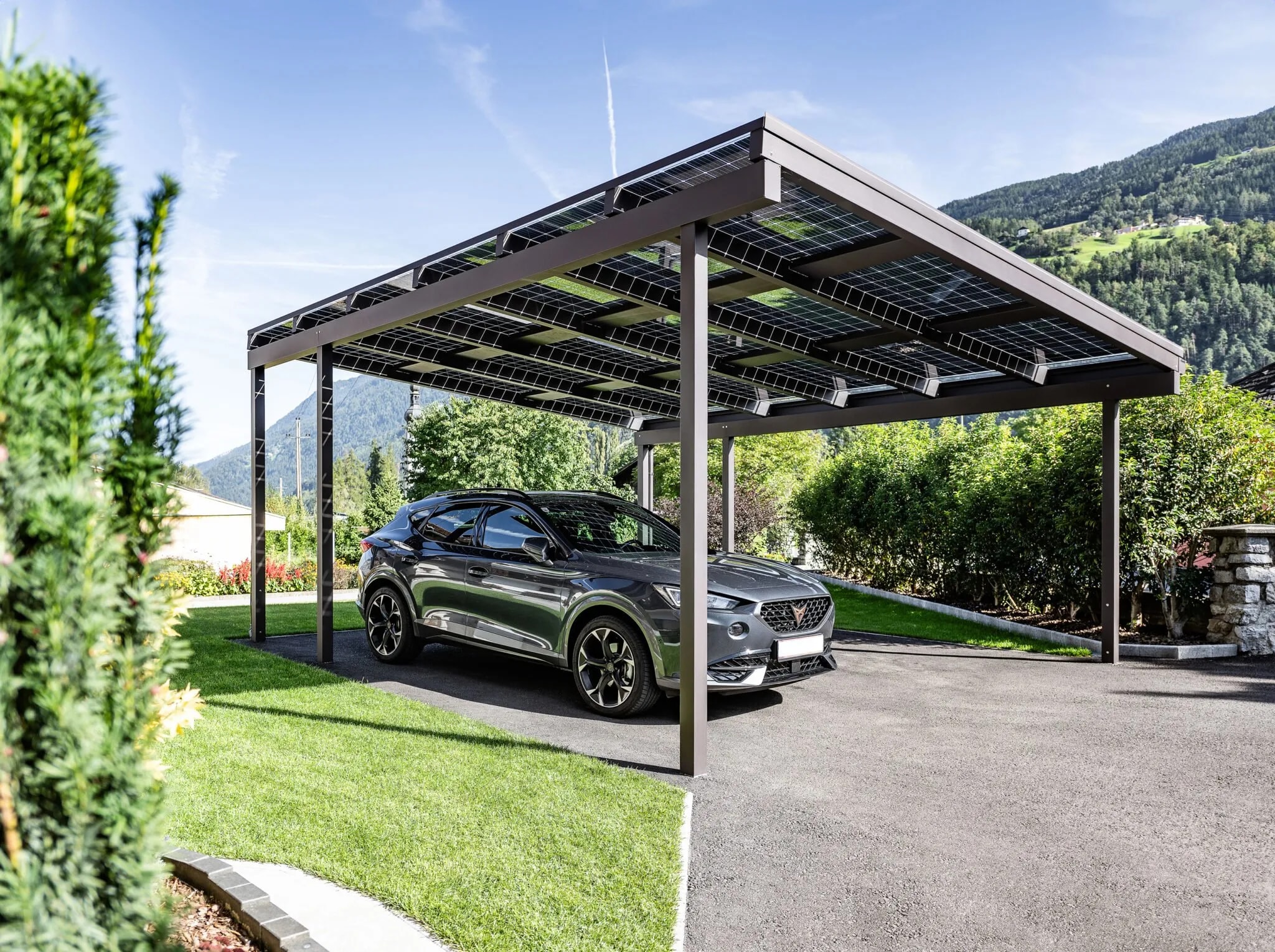 Solar auf Carport - Die clevere Solarlösung